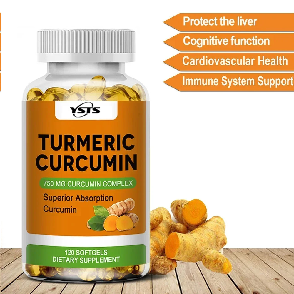 Turmeric Curcumin Capsule - Organic Turmeric Curcumin - 750 Mg