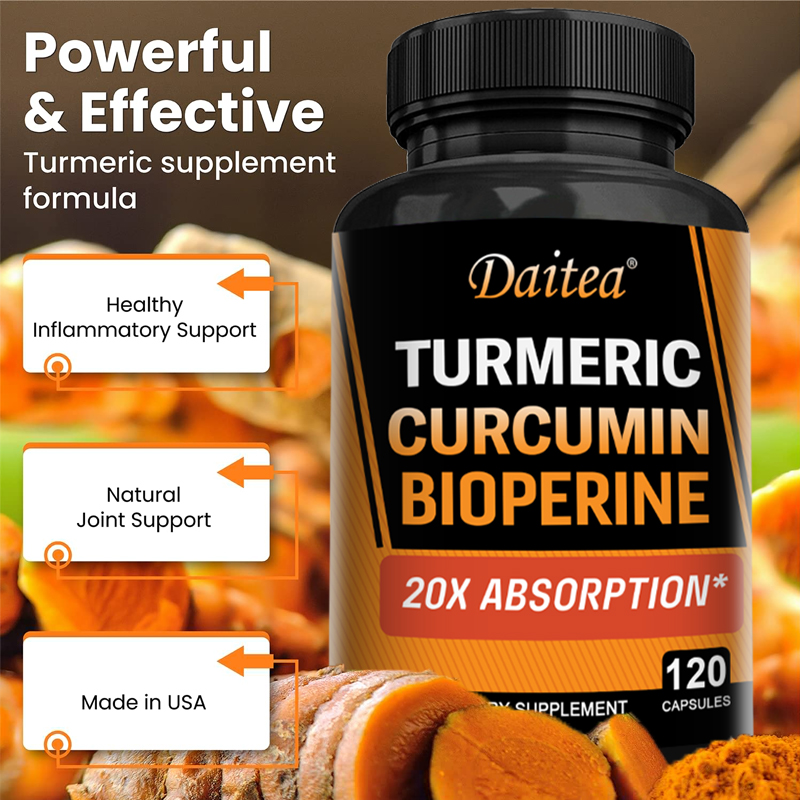 Turmeric Curcumin Capsule - Turmeric Curcumin with Ginger & Black