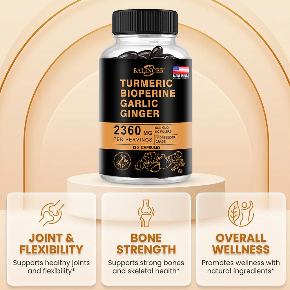 Turmeric Ginger Capsules 2360m - đánh giá và giá Turmeric Curcumin Capsule