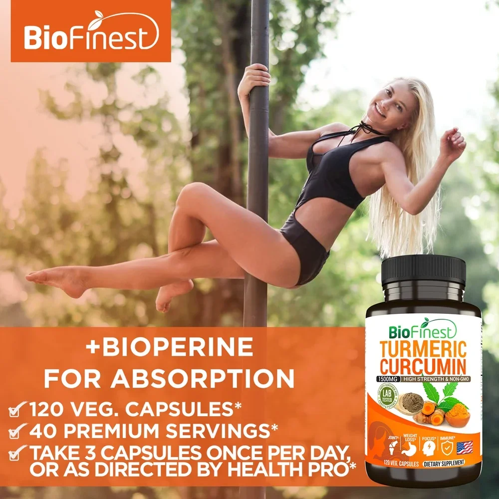 Biofinest Curcumin 1500 Mg 95% - đánh giá và giá Turmeric Curcumin Capsule