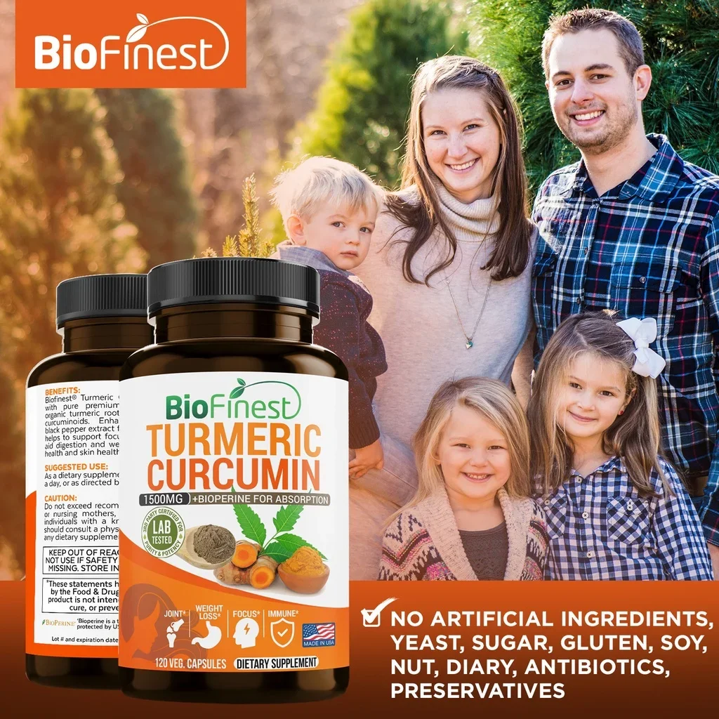 Biofinest Curcumin 1500 Mg 95% - đánh giá và giá Turmeric Curcumin Capsule