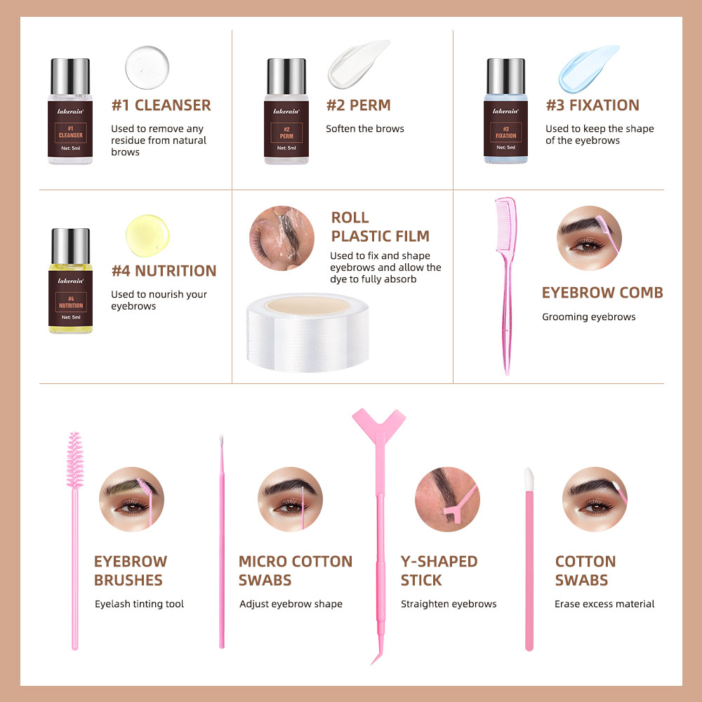 Brow Lamination Kit Semi-perma - đánh giá và giá Lifted Nutrition & Fitness Reviews