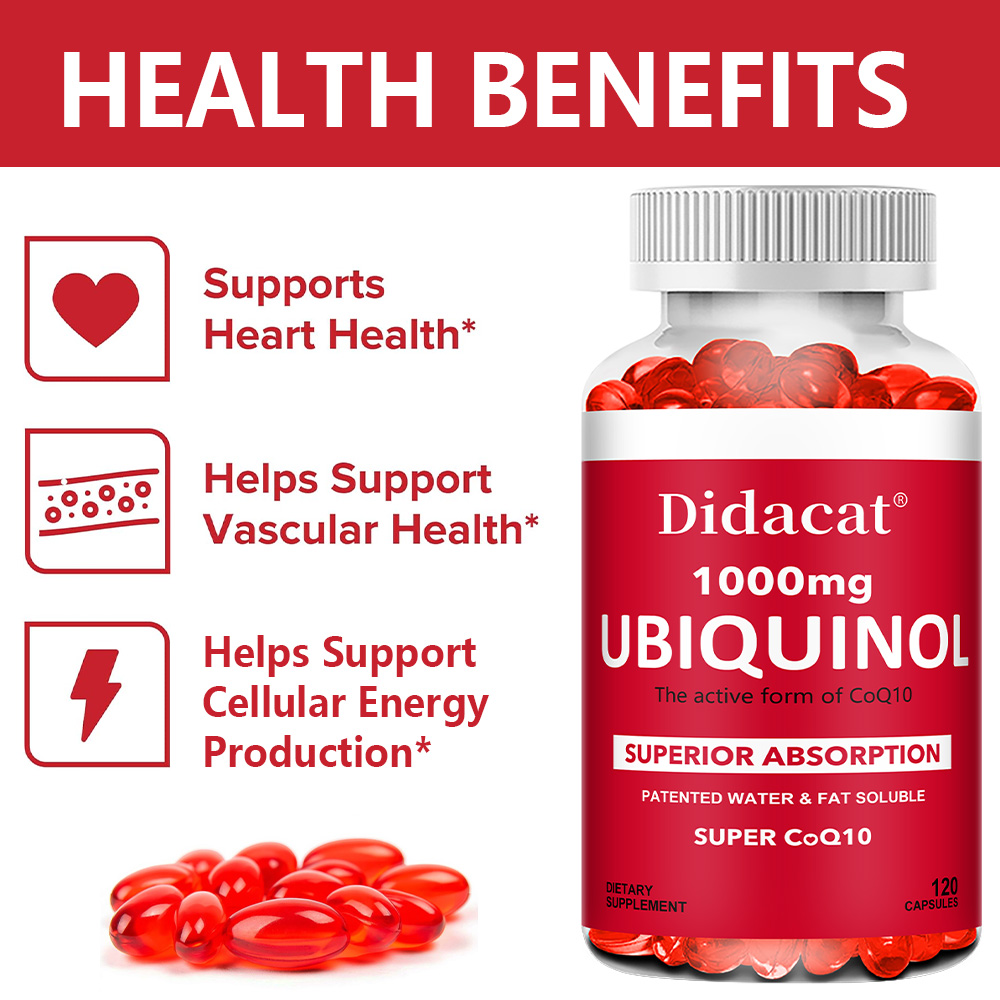 Ubiquinol CoQ10 1000mg Softgel - đánh giá và giá Coq10 Ubiquinol Softgel